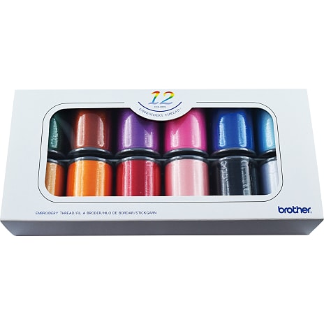 Brother SKiTCH PP1 Broderimaskinetråd 12 Farver