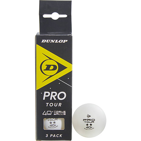 Dunlop Pro Tour 40+ Bordtennisbolde 3-pak