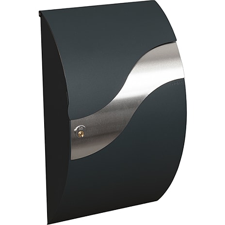 ME-FA Wave 630 Postkasse Sort/Antracit