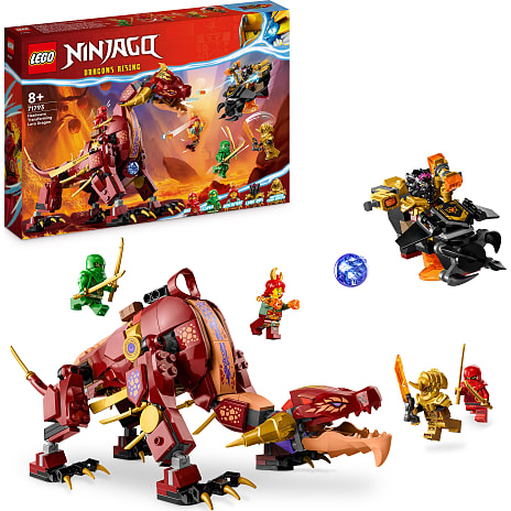 LEGO NINJAGO Forvandlings-lavadragen Heatwave 71793