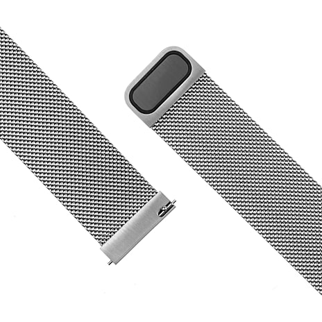 Fixed Urrem Til Apple Watch 22 mm Sølvfarvet