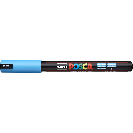 Posca PC1MR Vandbaseret Tusch Lyseblå