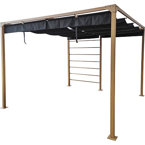 Bali Pergola Trælook Sort Cover
