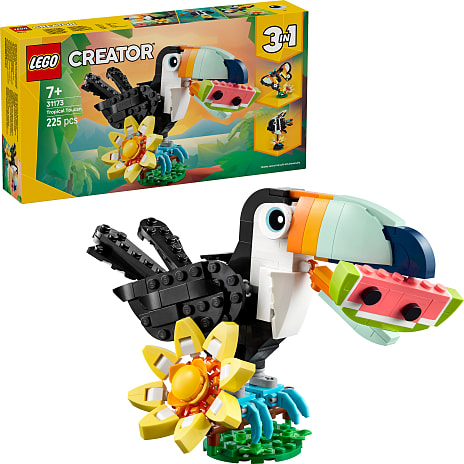 LEGO Creator 3-i-1 Vilde dyr: Tropisk tukan 31173 1 stk.