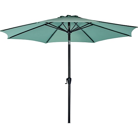 Outfit Miami parasol Ø300cm sort/dild grøn