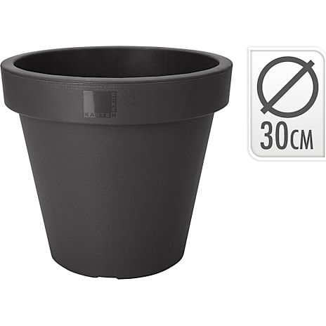 Karlstad Plastikkrukke Sort Ø 30 cm