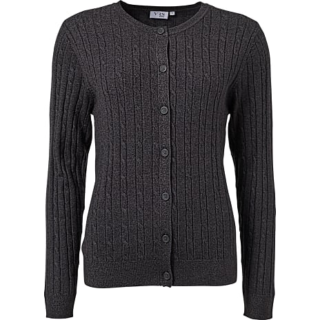 VRS Dame Cardigan Str. 2XL Grå
