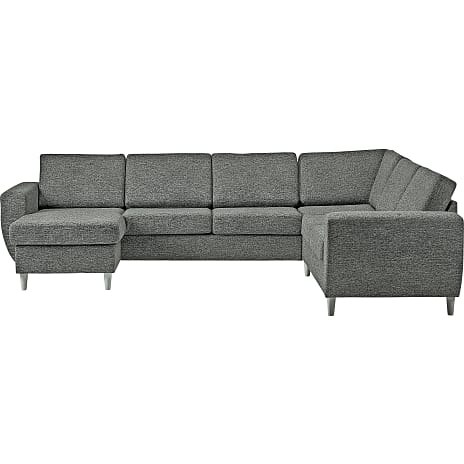 Rom Nordic Vendbar Hjørnesofa Med Chaiselong Grøn