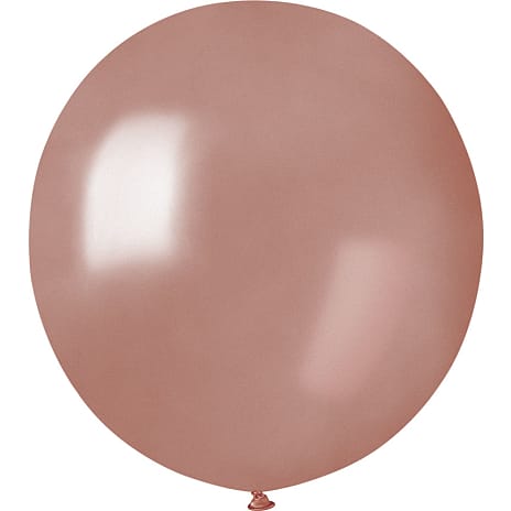 Andre Mærker Latexballoner 48 cm 3-pak - metallic rosegold 3 stk.
