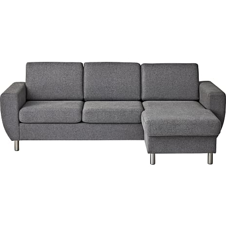 Andre mærker Rom Nordic vendbar sofa med chaiselong - antracit