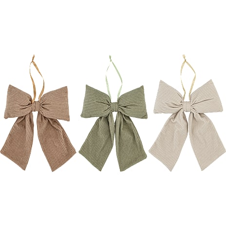 Juledekorationssløjfe Fløjl Højde 42 x Bredde 32 cm Assorteret