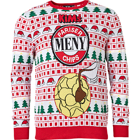 VRS Herre Julesweater Str. M Hvid