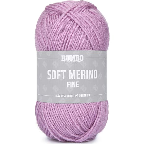 Bumbo By Mayflower Soft Merino Fine Uldgarn Syrenrosa 1136