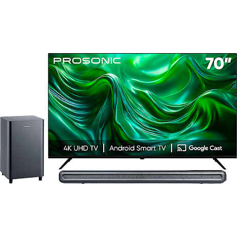 Prosonic UHD TV 70UA9025 + SB-2000 Soundbar