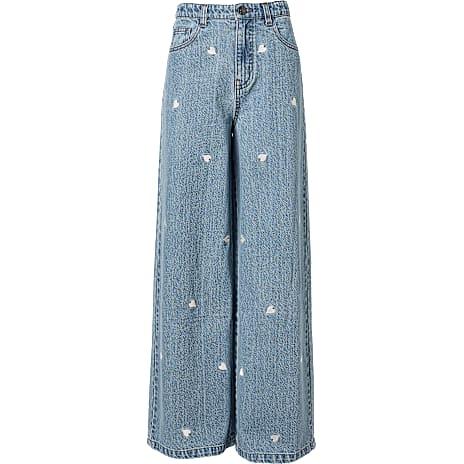 VRS teen jeans wide str. 134 - blå 1 stk.