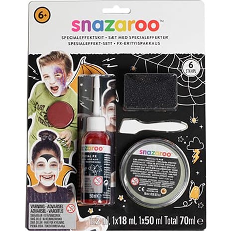 Snazaroo ansigtsmaling special effekter 5 dele