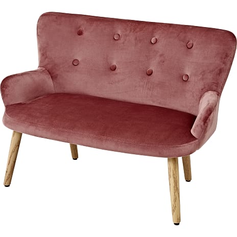 Coco Mini sofa rosa velour
