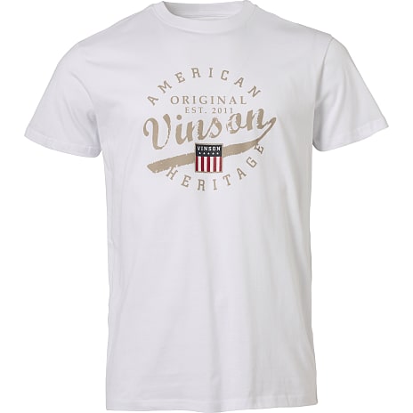 Vinson Herre T-shirt Str. L Hvid