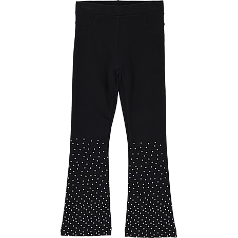 VRS Børne Leggings Med Svaj Sort