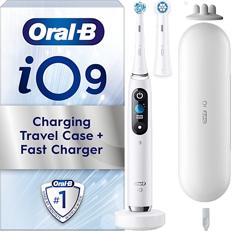 Oral-B iO9 elektrisk tandbørste - White Alabaster 1 stk.