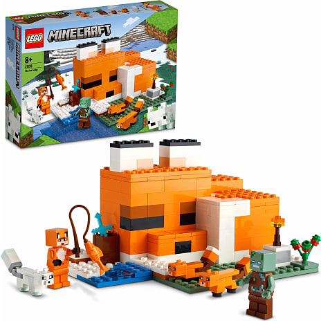 postkontor tåbelig skive LEGO® Minecraft® Rævehytten 21178 | Køb online på br.dk!