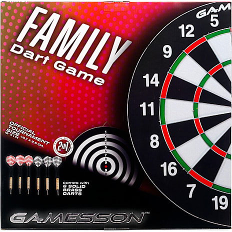 Gamesson Family Dartsæt med Skive og Pile