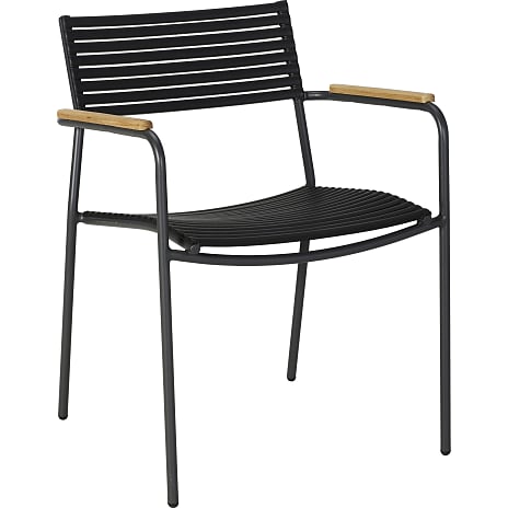 Mood Air Havestol Teak Armlæn Antracit