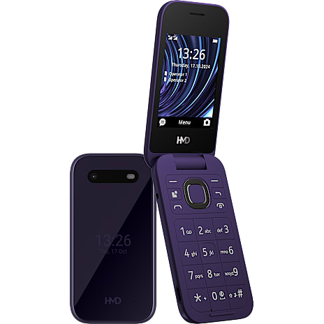 HMD 2660 Flip 4G med Opladningsdock Twilight Violet