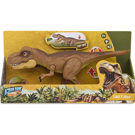 Action Zone dinosaur actionfigur - T-Rex 1 stk.