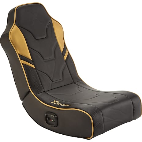 XRocker Shadow 2.0 Gulv Gamerstol - Sort/Guld