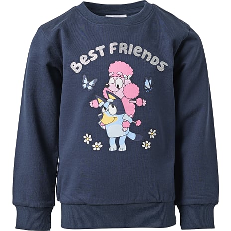 Bluey Sweatshirt Str. 98/104 Blå