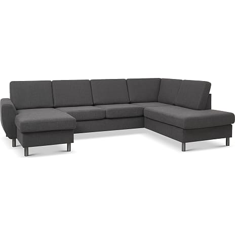 Madrid Nordic Venstrevendt U-Sofa Antracit