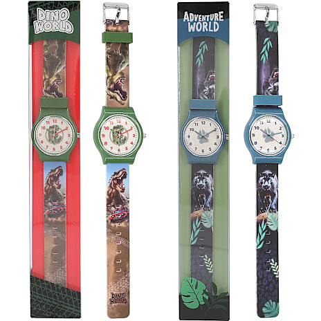Dino World armbåndsur - flere varianter - assorteret 1 stk.