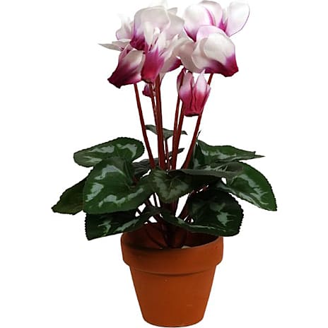 Kunstige blomster Cyclamen hvid