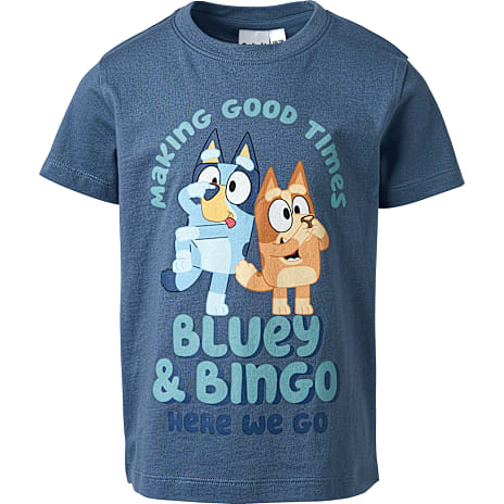 Bluey T-shirt Str. 110/116 Blå