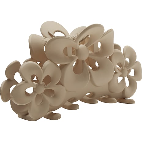 Choise by Heart Dame Klemme med Blomster Sand