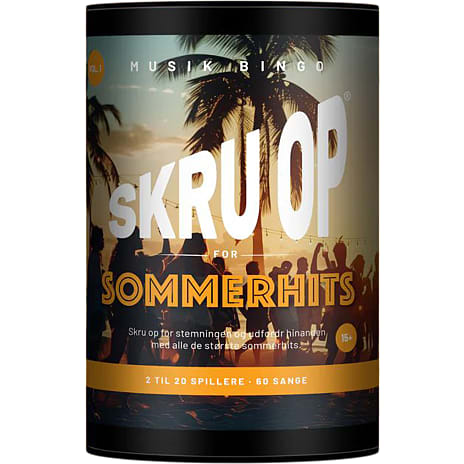 Skru Op For Sommerhits Musikbingo