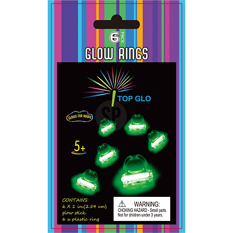 Andre Mærker Glow ringe 6-pak 6 stk.
