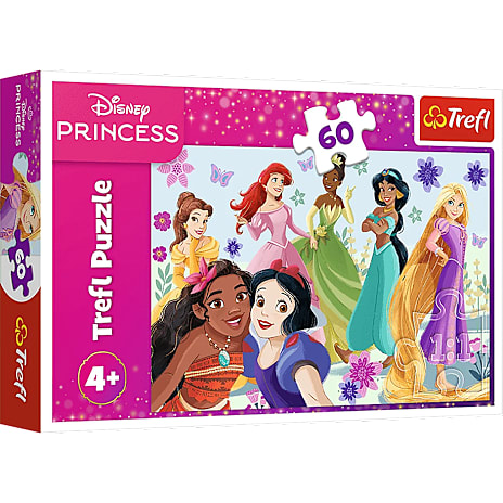 Trefl Disney Prinsesser Puslespil 60 Brikker