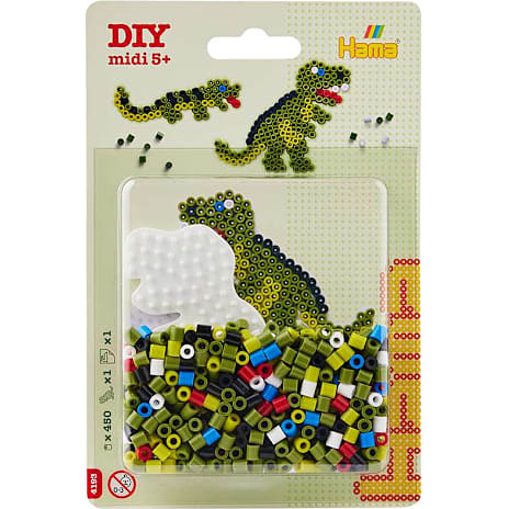 Hama Midi Perler Dinosaur