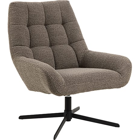 AC Design Furniture Paris Loungestol I Bouclé Taupe