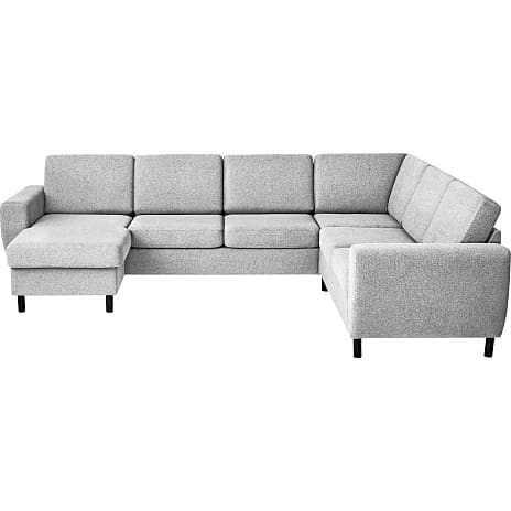 Rom Nordic Vendbar Hjørnesofa med Chaiselong Lysegrå