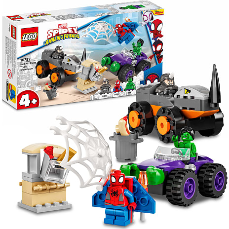 LEGO Marvel Spidey og Hans Fantastiske Venner Hulk og Rhinos Truck-kamp 10782