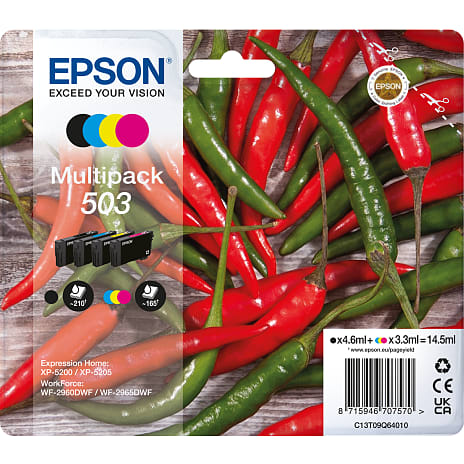 Epson T503 blæk multipack 4-farver | Køb på Bilka.dk!