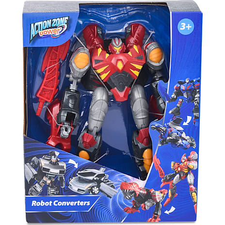 Action Zone Converter Robot Figur T-Rex