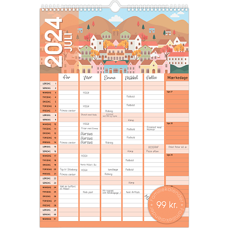 1Conzept Familiekalender 24/25 By