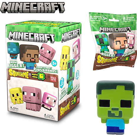 Minecraft SquishMe Figur, Assorteret