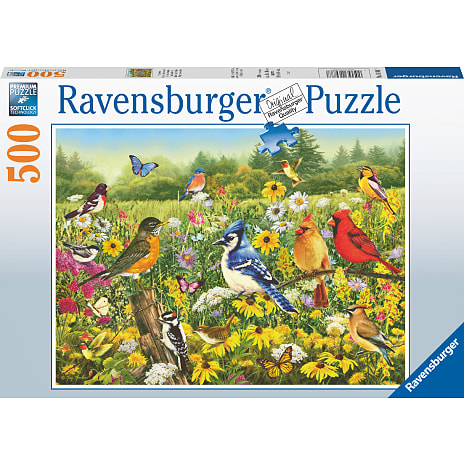 Ravensburger Fugle På Engen Puslespil 500 Brikker