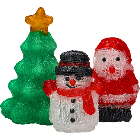 Koopman akryl julefigursæt 12,5-20 cm 1 stk.