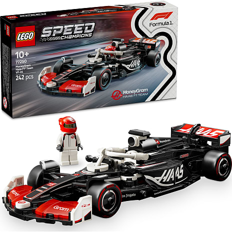 LEGO Speed Champions MoneyGram Haas F1 Team VF-24-racerbil 77250 1 stk.